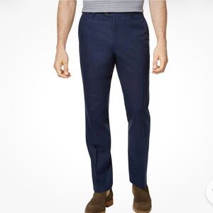 Tasso Elba Casual Blue Trouser Pants Size 36 x 32